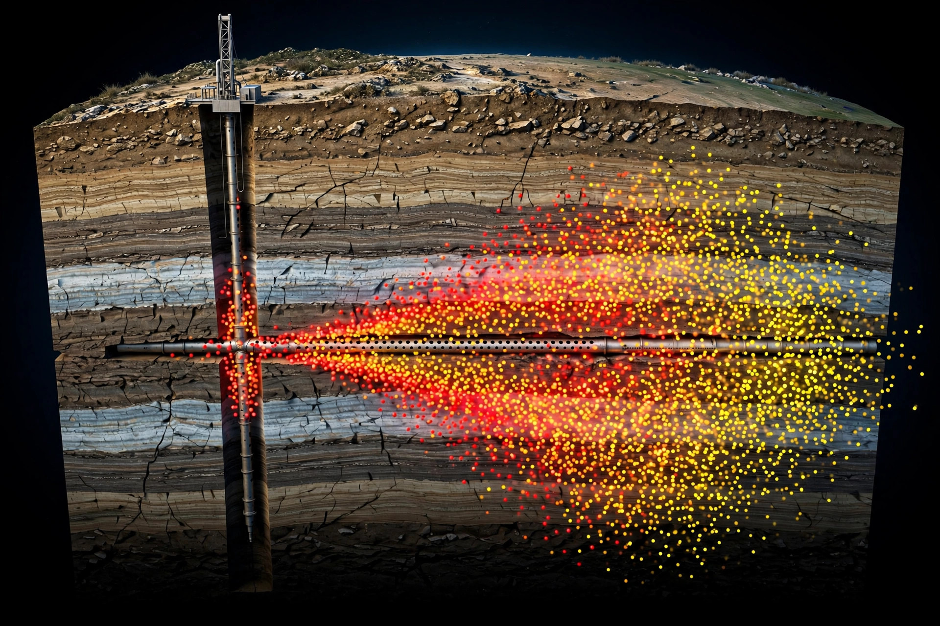 Microseismic Monitoring illustration